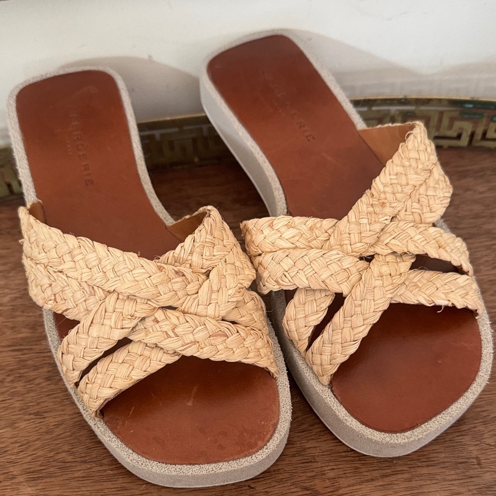 Clergerie Paris Robert Clergerie GAEL Straw Sandals